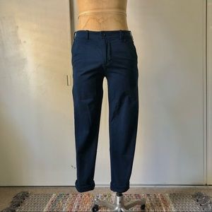 Men’s Navy Blue Chino Pants